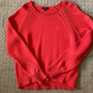 J.Crew bright orange sweater